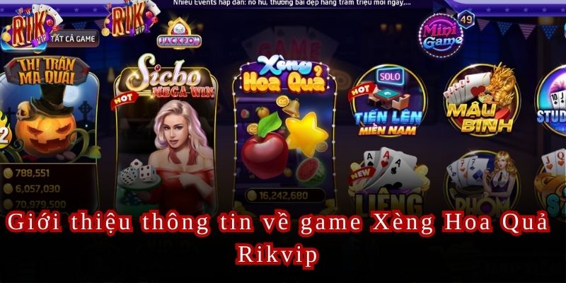 Xèng Hoa Quả Rikvip Thông tin game chi tiết cho tân thủ 2024