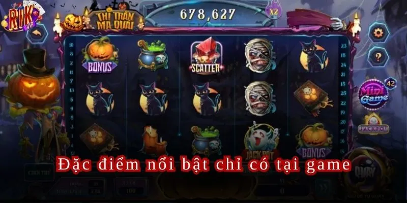 Đặc điểm nổi bật của Thị Trấn Ma Quái Rikvip.